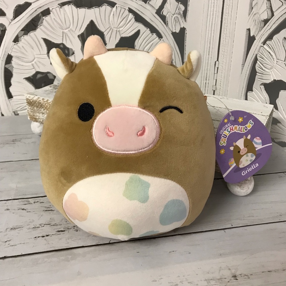Squishmallows “Griella” the Easter Spotted Cow